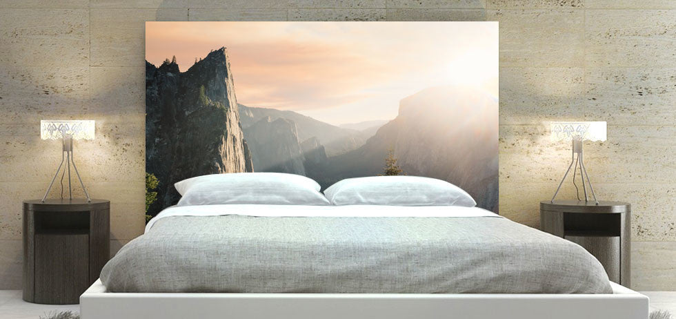 "Cliffs In The Sun" Headboard