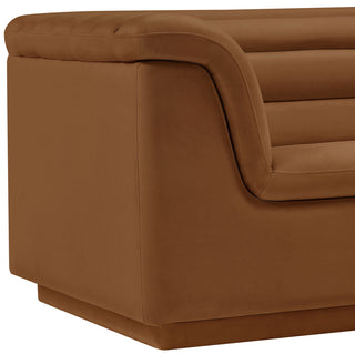 Cascade Upholstered Set, Saddle, Velvet, Chair