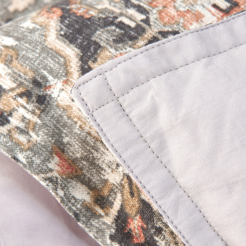 3-Piece Carmen Vintage Kilim Comforter Set, Super Queen