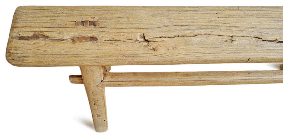 Consigned Asher Farm Elm Work Bench