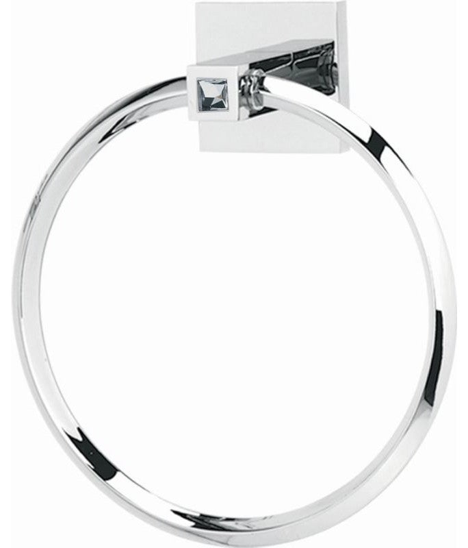 Alno Modern Towel Ring 6" in Polished Chrome