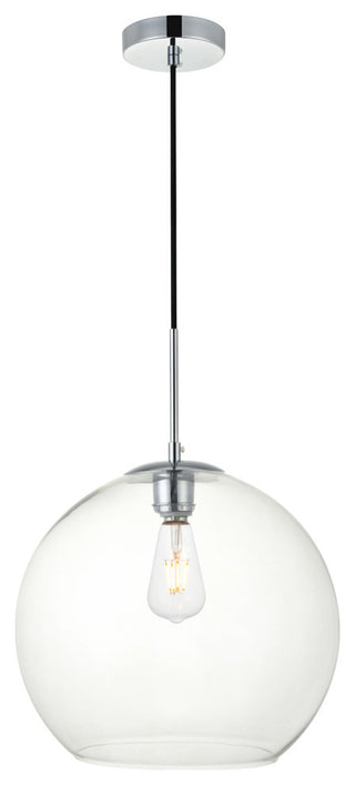 Elegant Baxter 1-Light Chrome Pendant