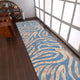 HAND TUFTED WOOL ECO-FRIENDLY AREA RUGS - Runner,Blue,Contemporary