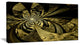 Colorful Fractal Flower Pattern, Abstract Art on Canvas, 40x20