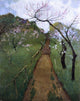 Arthur Wesley Dow Spring Landscape With a Farmer and White Horse Wrapped Canvas