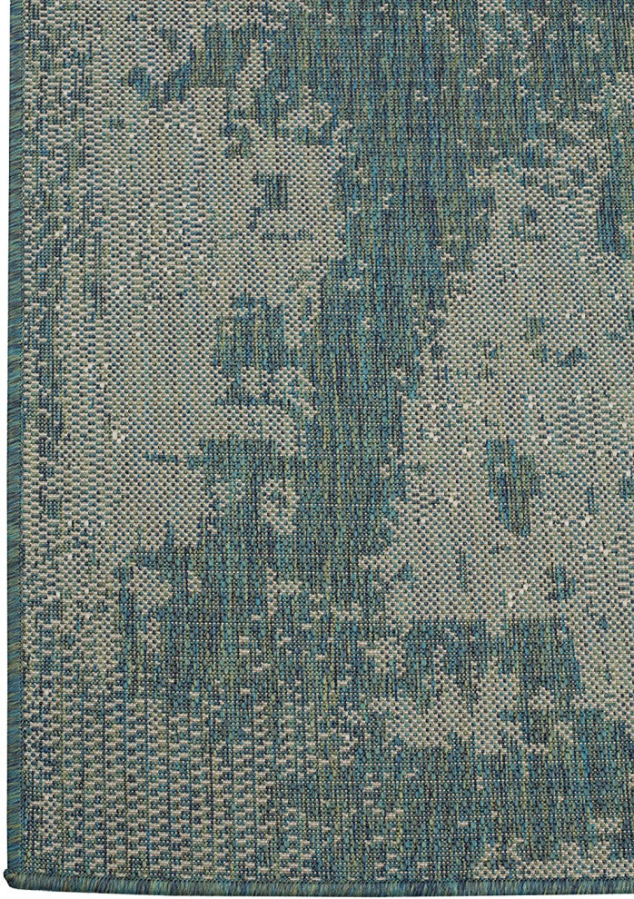 Outdoor Collection Vintage Rug - Bohemian Rug, Ocean, 7'10"x10'