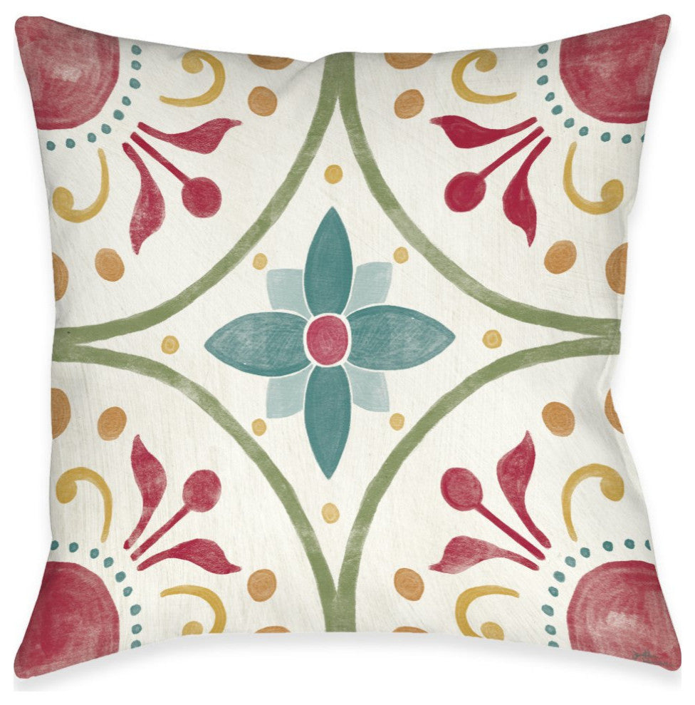 Laural Home Boho Medallion 18" X 18" Indoor Decorative Pillow