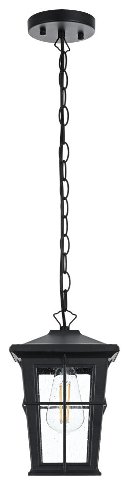 Home Living 7" Outdoor Pendant, Black
