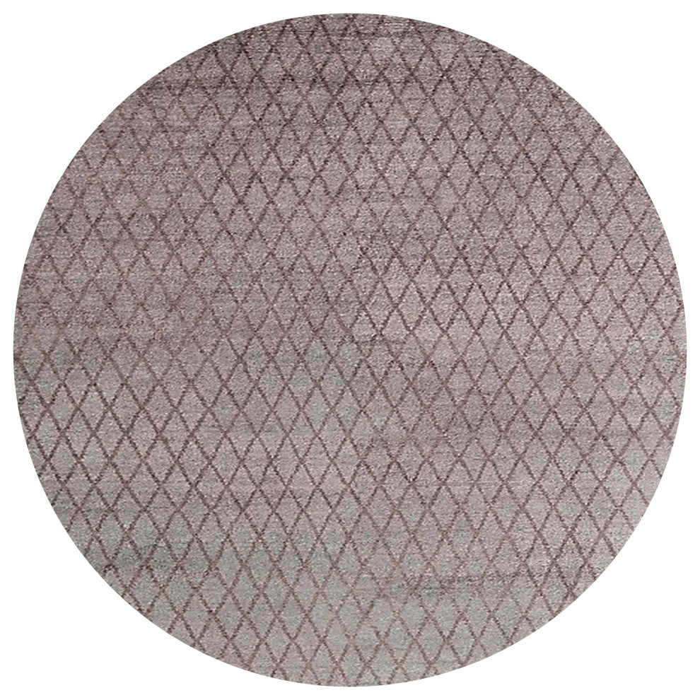 Ahgly Company Indoor Round Mid-Century Modern Area Rugs, 6' Round