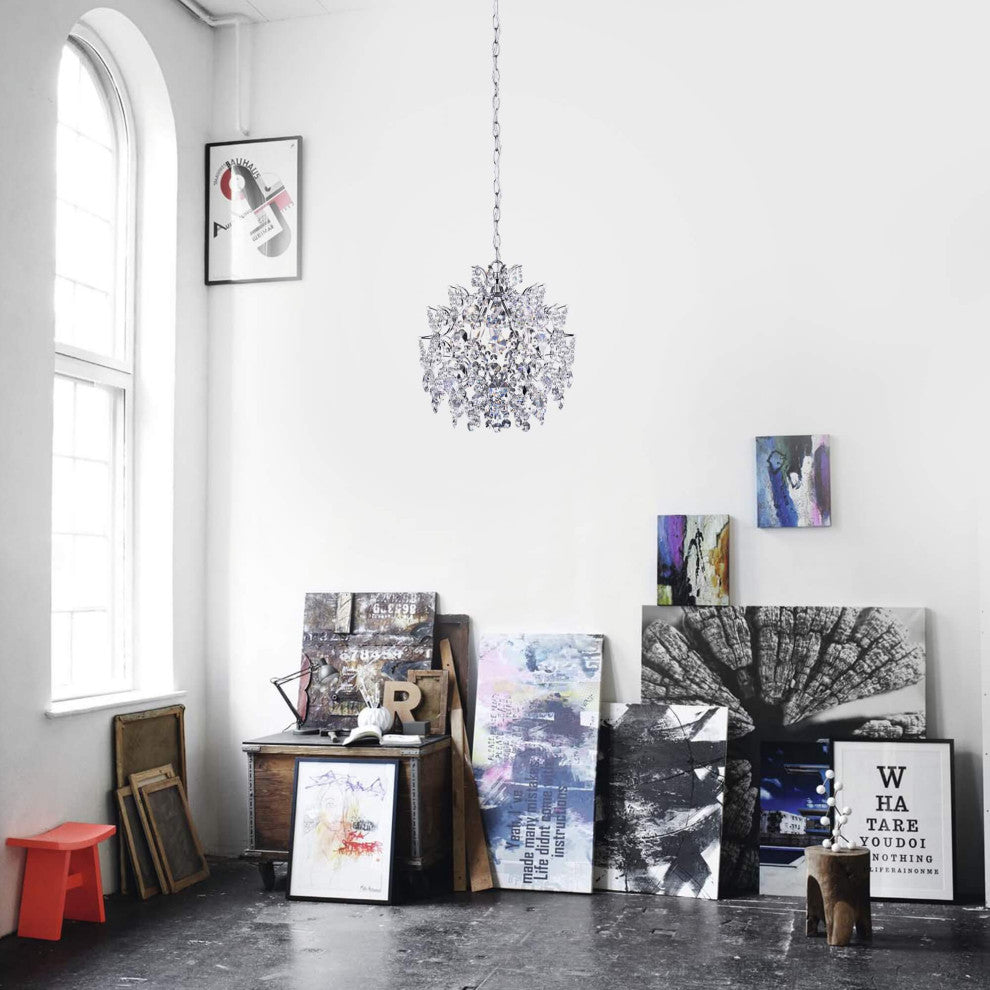 Belle Elegant 3-Light Glam Crystal Chandelier