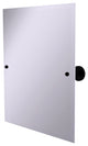 Prestige Skyline Frameless Beveled Edge Tilt Mirror, Matte Black