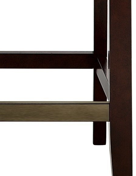 Madison Park Cleo Counter Height Stool Chair, Blue