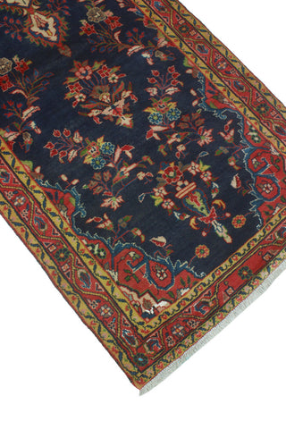 Semi-Antique Ayden Navy Runner