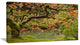 Japanese Garden Fall Season, Large Landscape Canvas Art, 32"x16"