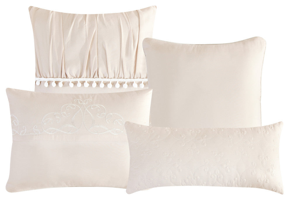 Hypatia 7-Piece Comforter Set, Queen
