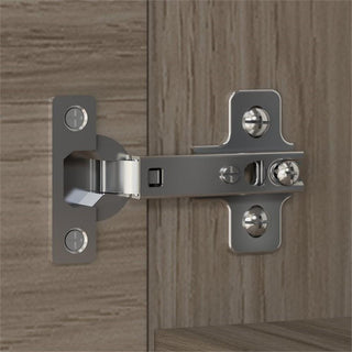 Close-up of a hardware/hinge feature on the cabinet.