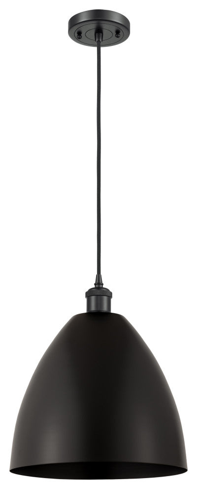 Ballston Dome Mini Pendant, Matte Black