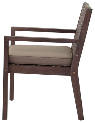 Courtyard Casual Bridgeport II Dining Arm Chair Eucalyptus