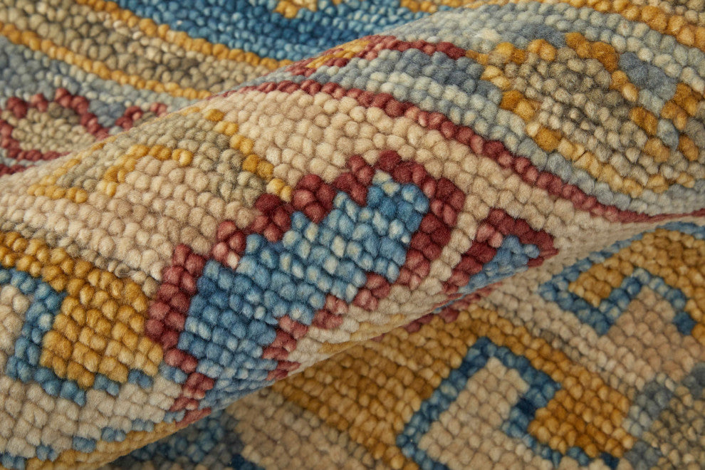 Foxboro R6944 Traditional/Bohemian & Vintage Runner, Blue/Multi, 2'6"x8'