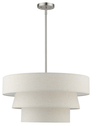 Chandler 4-Light Brushed Nickel Pendant Chandelier