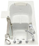 Ella Elite 32"x52" Acrylic Soaking Walk-In Bathtub Inward Swing Door, Dual Drain