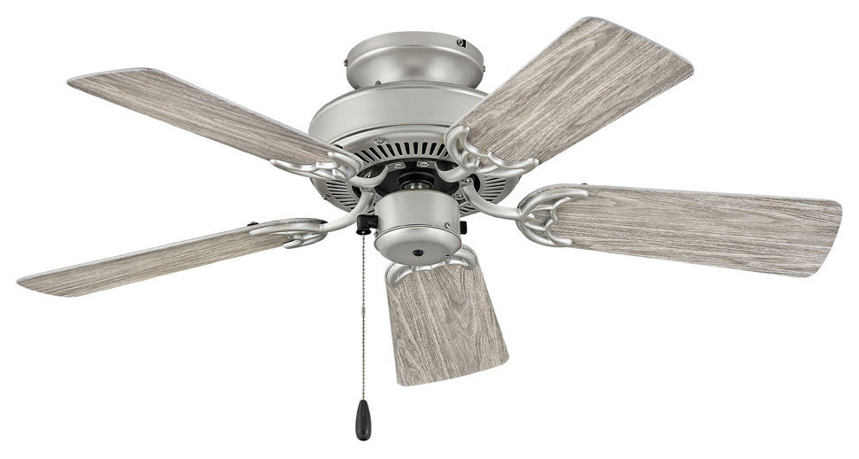 Hinkley Cabana 36" Indoor/Outdoor Ceiling Fan, Brushed Nickel