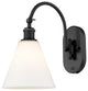 Innovations 518-1W-BK-GBC-81-LED 1-Light Sconce, Matte Black