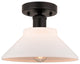 Innovations 616-1F-OB-G131 1 Light 8.375" Semi-Flush Mount, Oil Rubbed Bronze