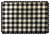 Buffalo Checkered Reversible Placemat, Set of 4, Black