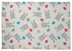 Bunnies and Eggs Easter Chenille Rug, Whisper White, 8'x10'