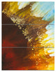 "Blow of Brown" Glossy Metal Wall Art, 3 Panels, 28"x36"