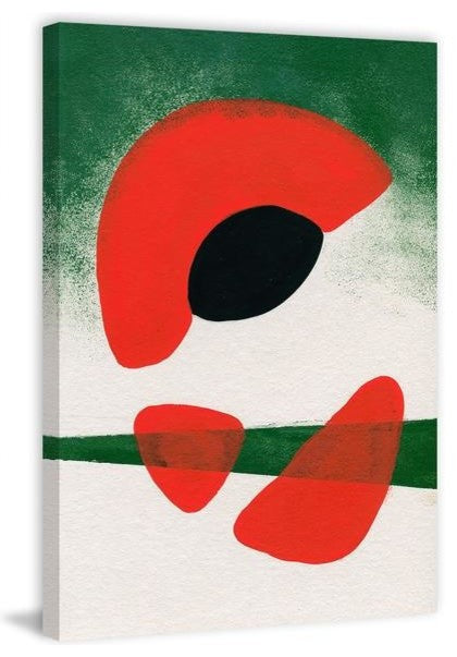 "Two Steps" Painting Print on Wrapped Canvas, 24"x36"