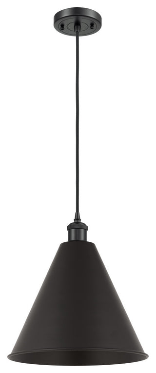 Ballston Cone Mini Pendant, Matte Black