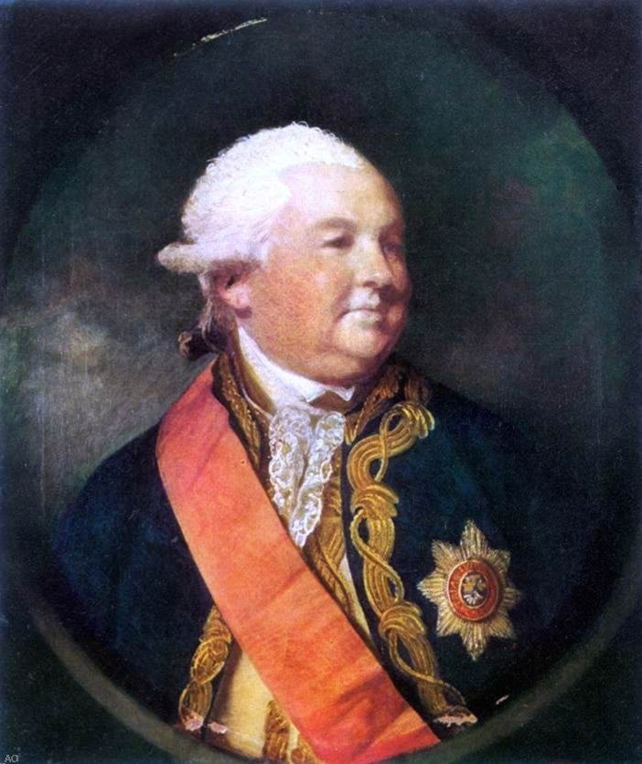 Sir Joshua Reynolds Admiral Sir Edward Hughes, 20"x25" Wall Decal