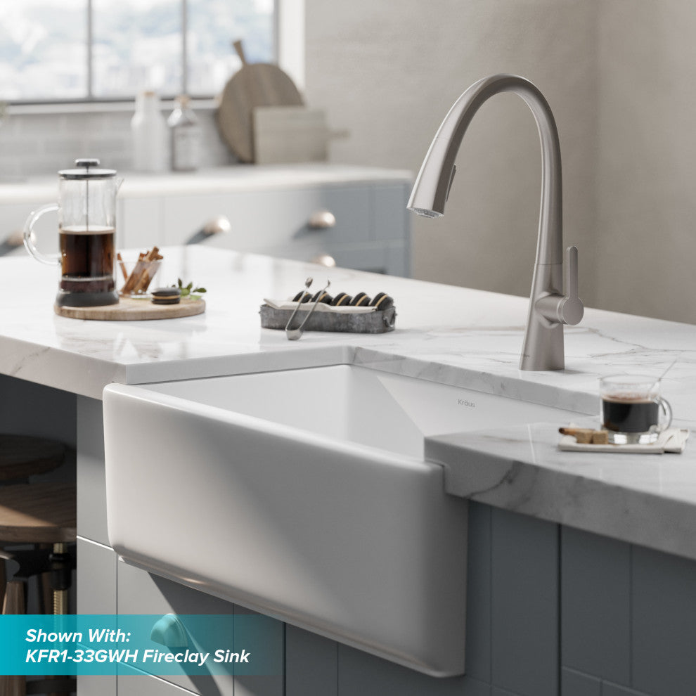 Nolen Pull-Down 1-Hole Kitchen Faucet Spot Free Stainless