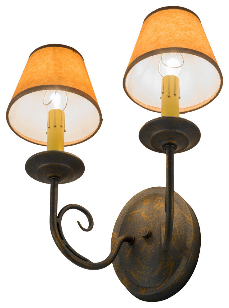 12 Wide Jenna 2 Light Wall Sconce