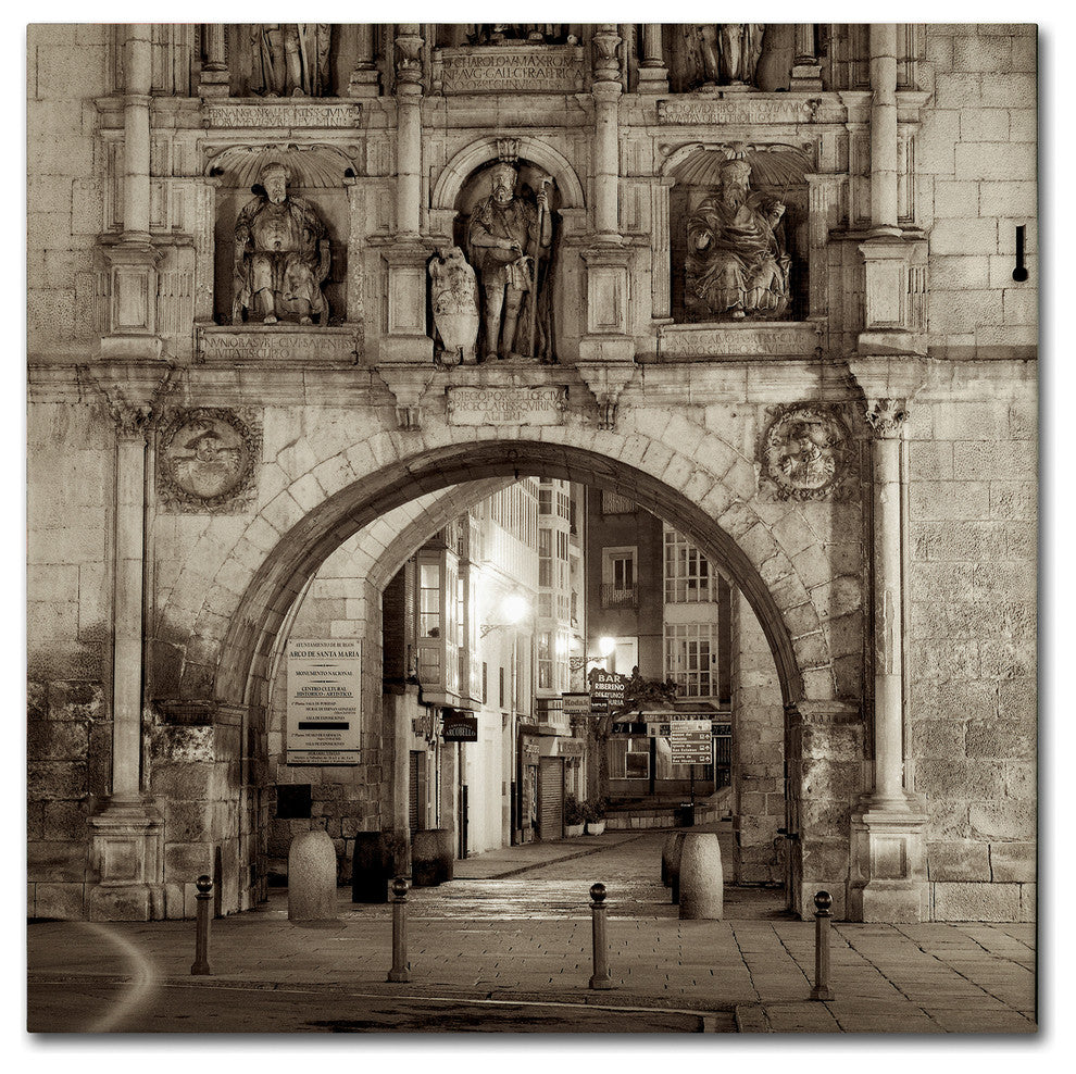 Alan Blaustein 'Burgos I' Canvas Art, 14x14
