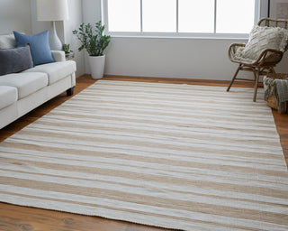 Weave & Wander Granberg Eco-Friendly PET Rug, Camel, 5' X 8'