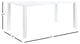 ACME Pagan Dining Table, White High Gloss Finish