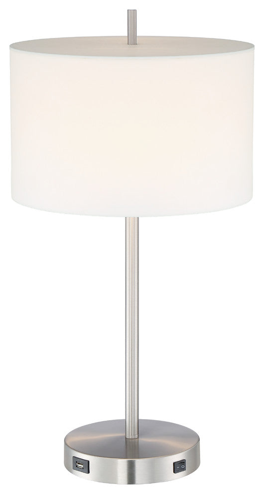 Hotel Desk Lamp with USB and Outlet, Regular