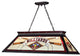 Tiffany Billiard 4 Light Billiard, Matte Black
