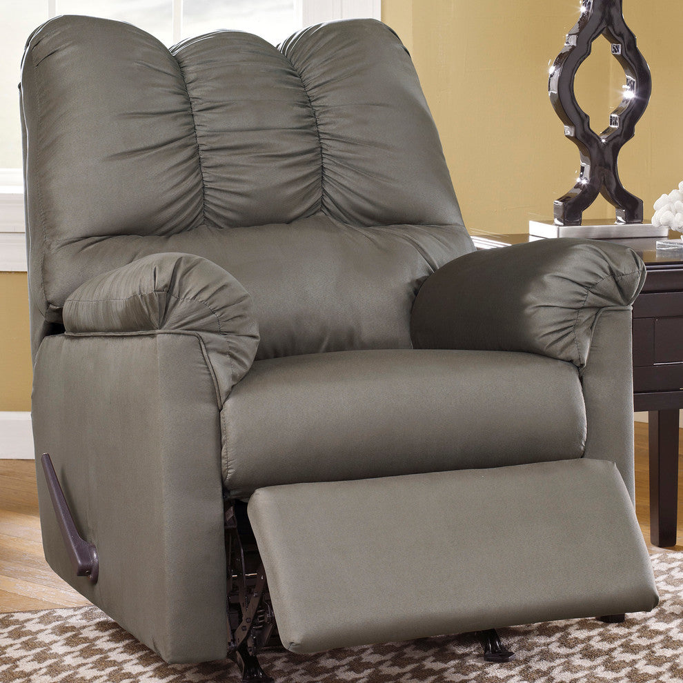 Signature Design Darcy Rocker Recliner, Cobblestone