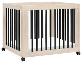 Yuzu 8-in-1 Convertible Crib With All-Stages Conversion Kits, Black