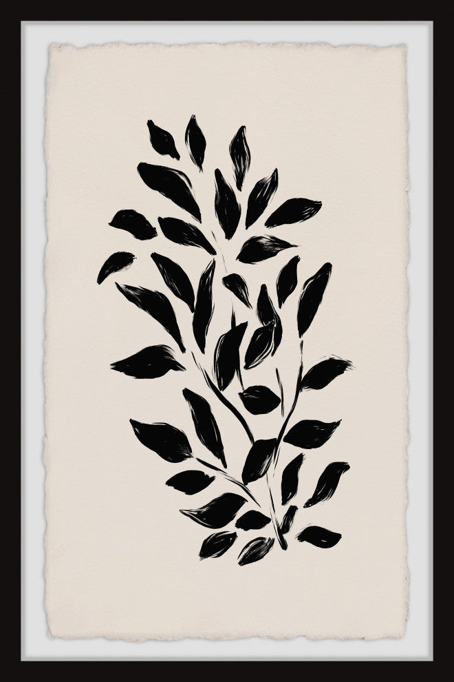 "The Leaves Flow" Framed Painting Print, 12x18