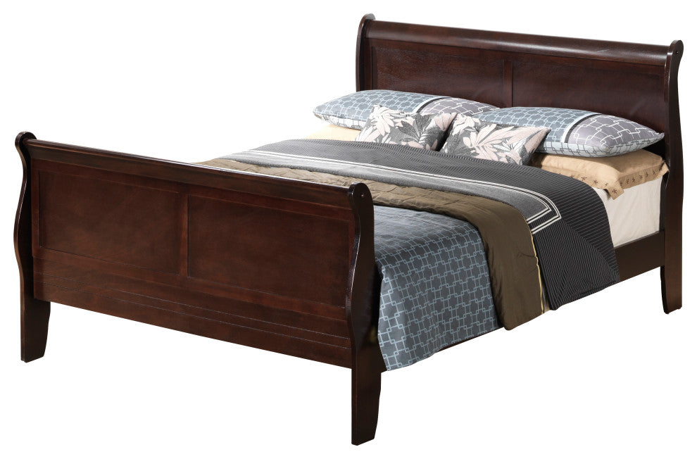 Camanche Bed, Cappuccino, Queen