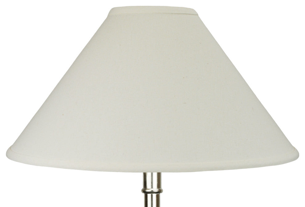 Fenchel Shades, 5"x18"x11" Spider Attachment Empire Lamp Shade, Linen Beige Home