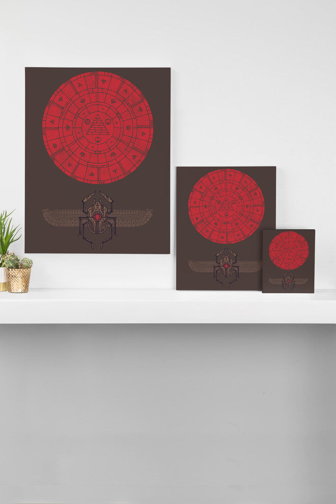 Deny Designs Hector Mansilla Sacred Sun Art Canvas