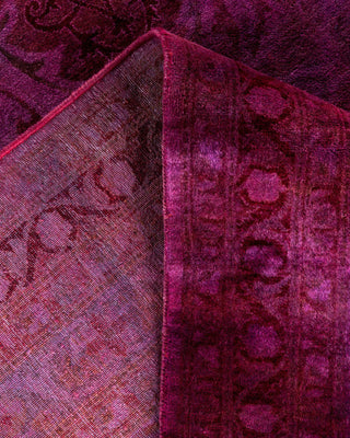 Overdyed, One-of-a-Kind Hand-Knotted Area Rug Pink, 10'2"x13'8"