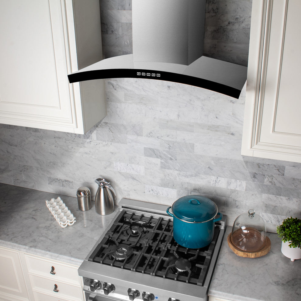ZLINE 30 in. Wall Range Hood, Stainless Steel, KN6-30