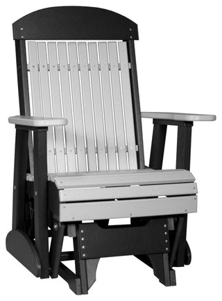 Poly Classic Glider, Dove Gray & Black, 2 Foot, Standard